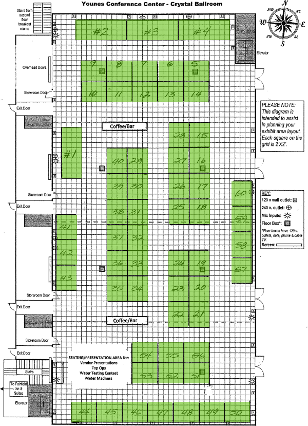 Ballroom layout